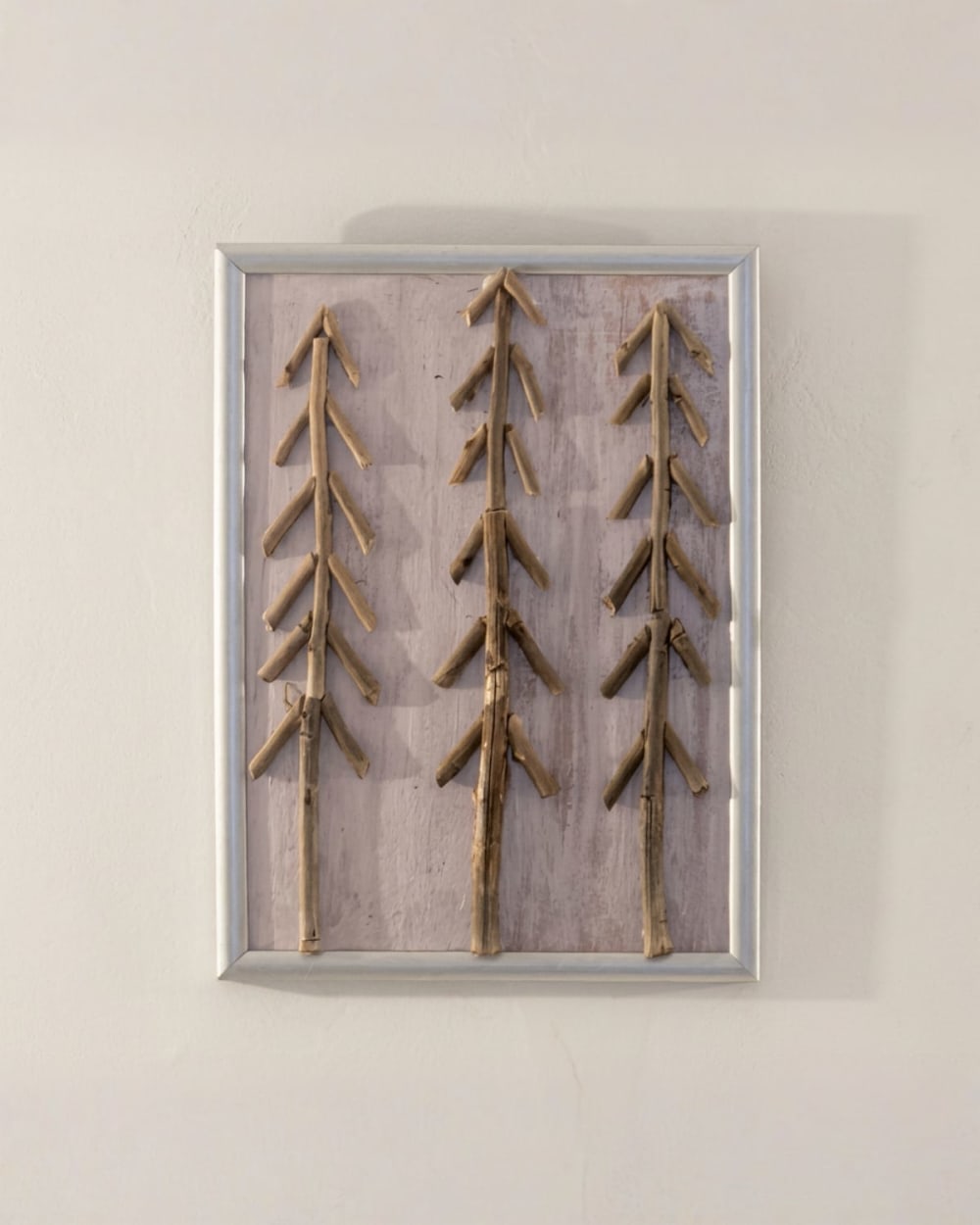 Twig Pine Trees Frame