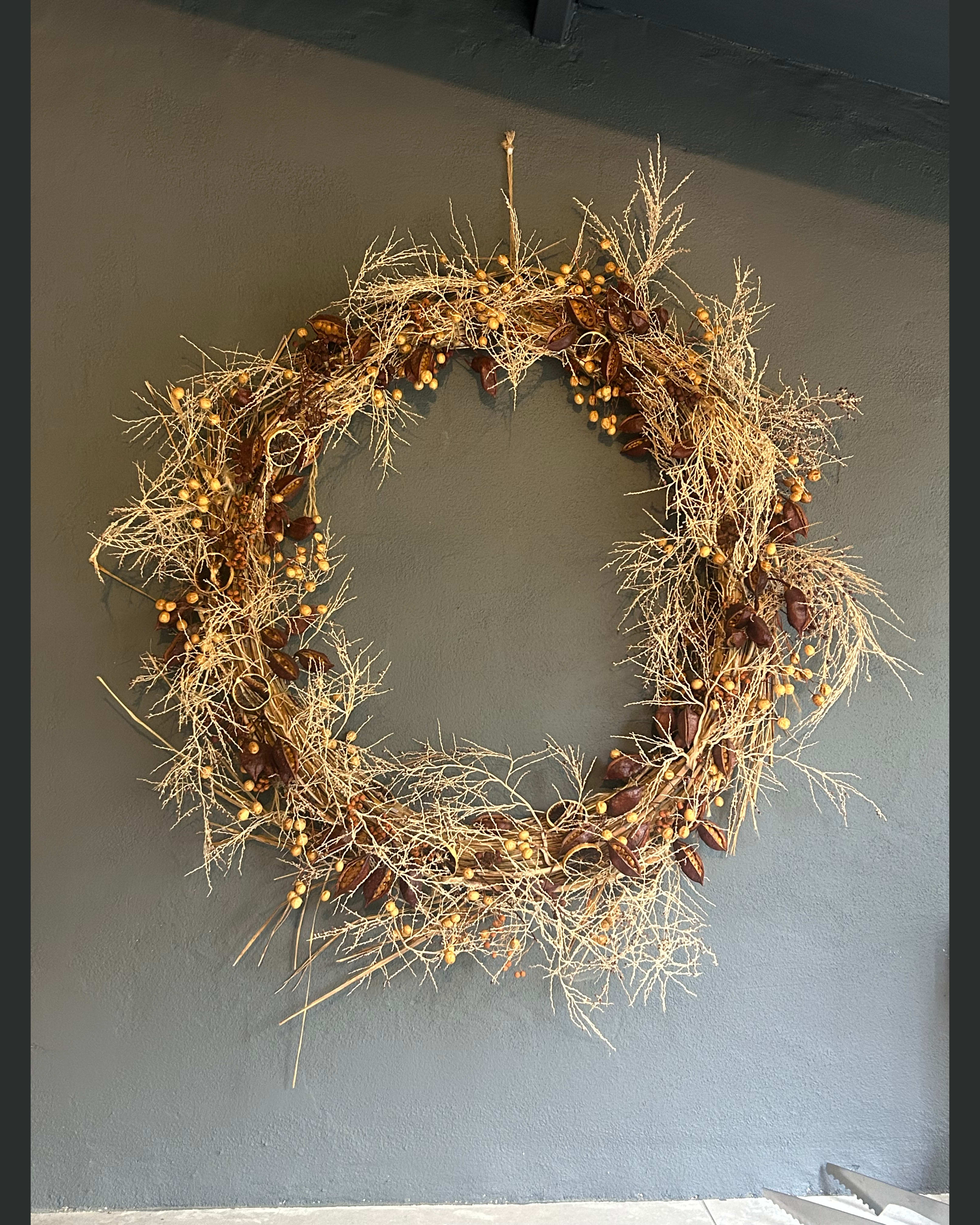Natural Harvest Wreath