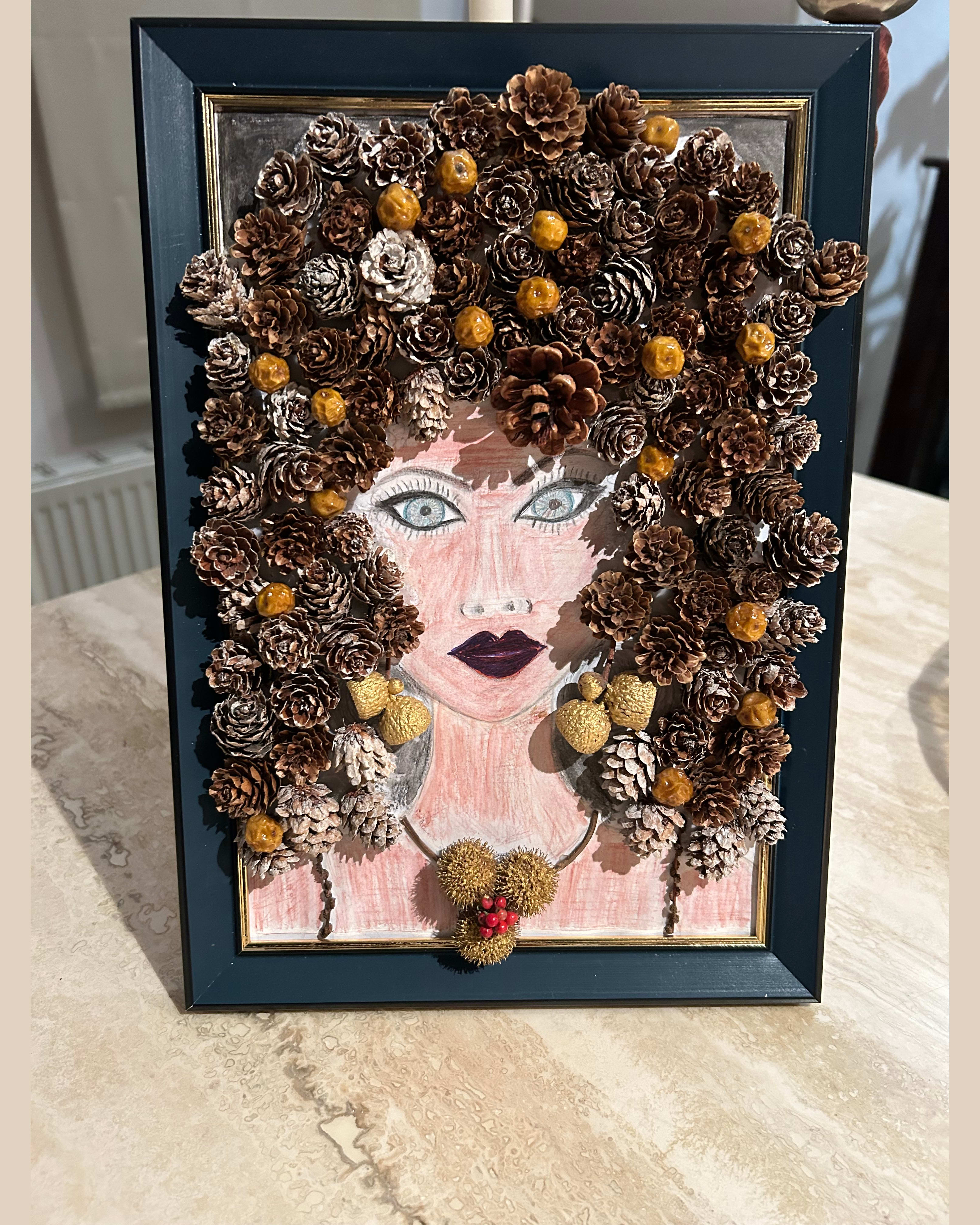 Pinecone lady