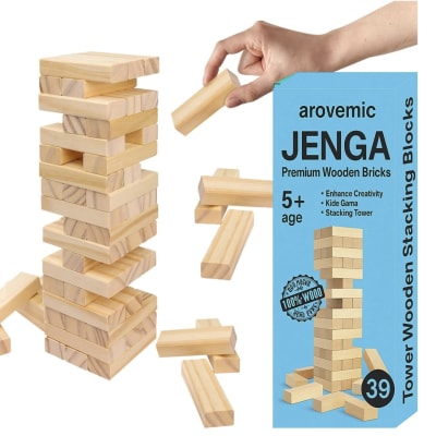 Wooden Building Blocks Set