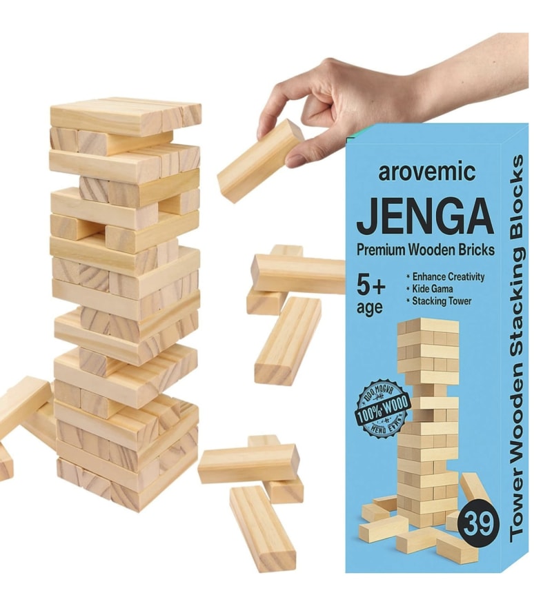 Wooden Building Blocks Set - image 1