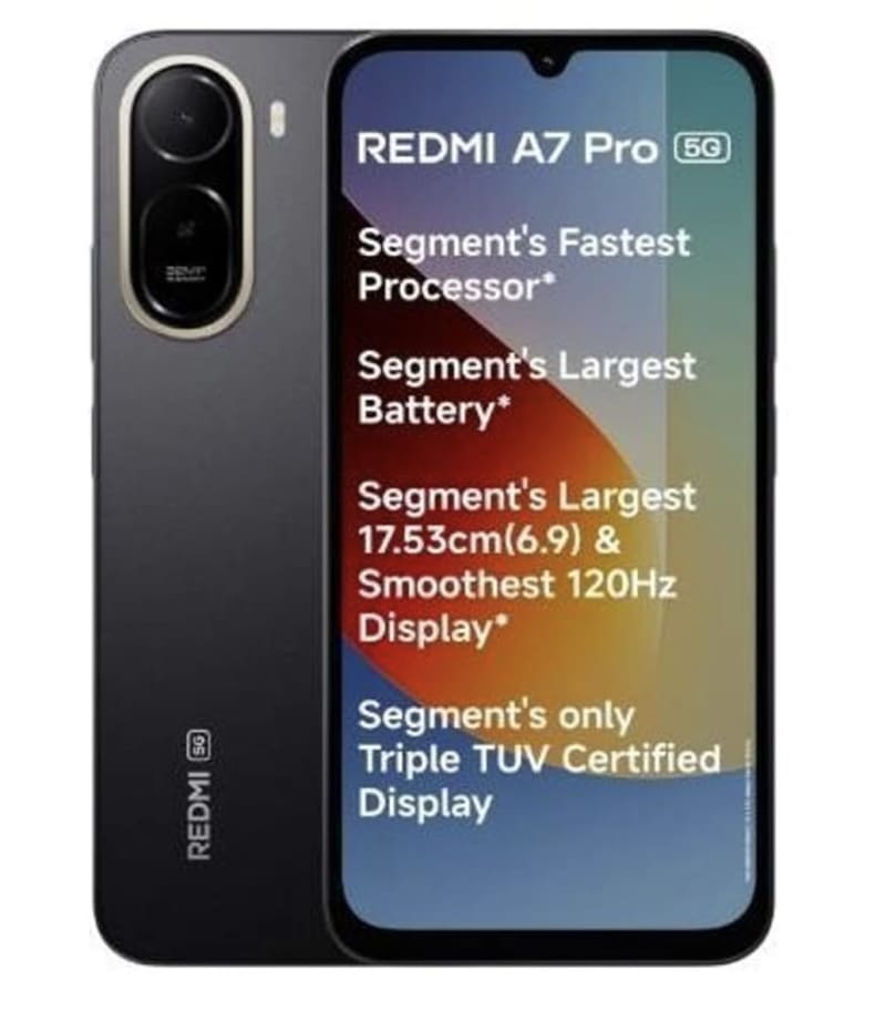 REDMI A7 Pro 5G (Black, 64 GB) (4 GB RAM) - image 1