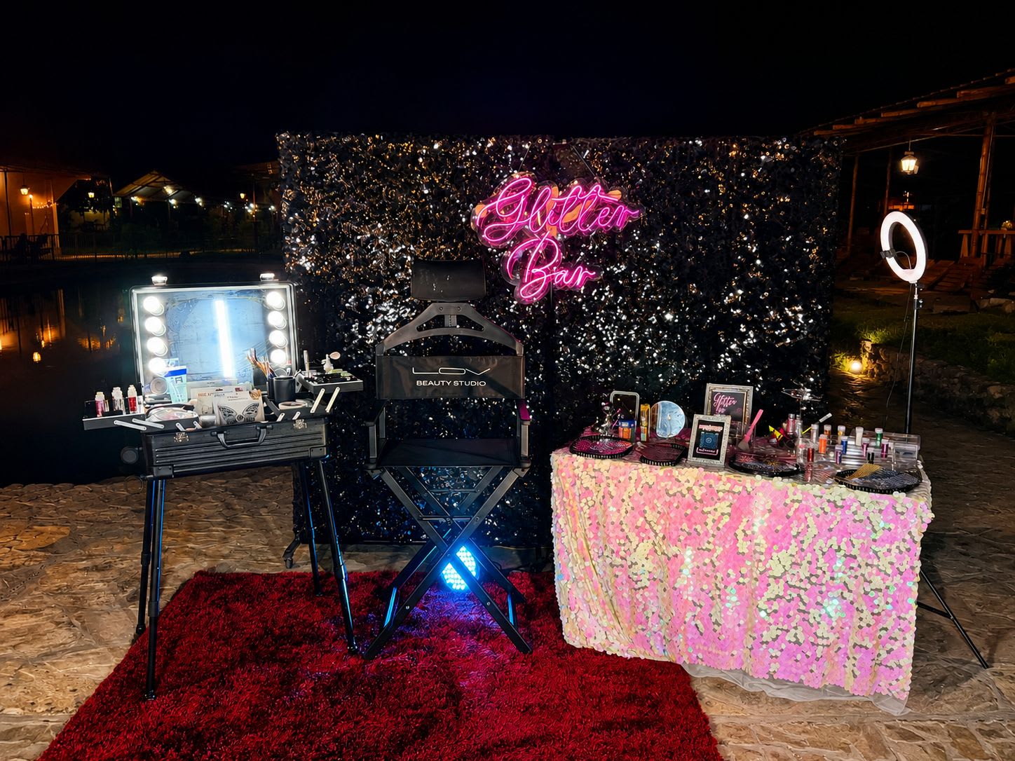 Maquillaje con Glitter