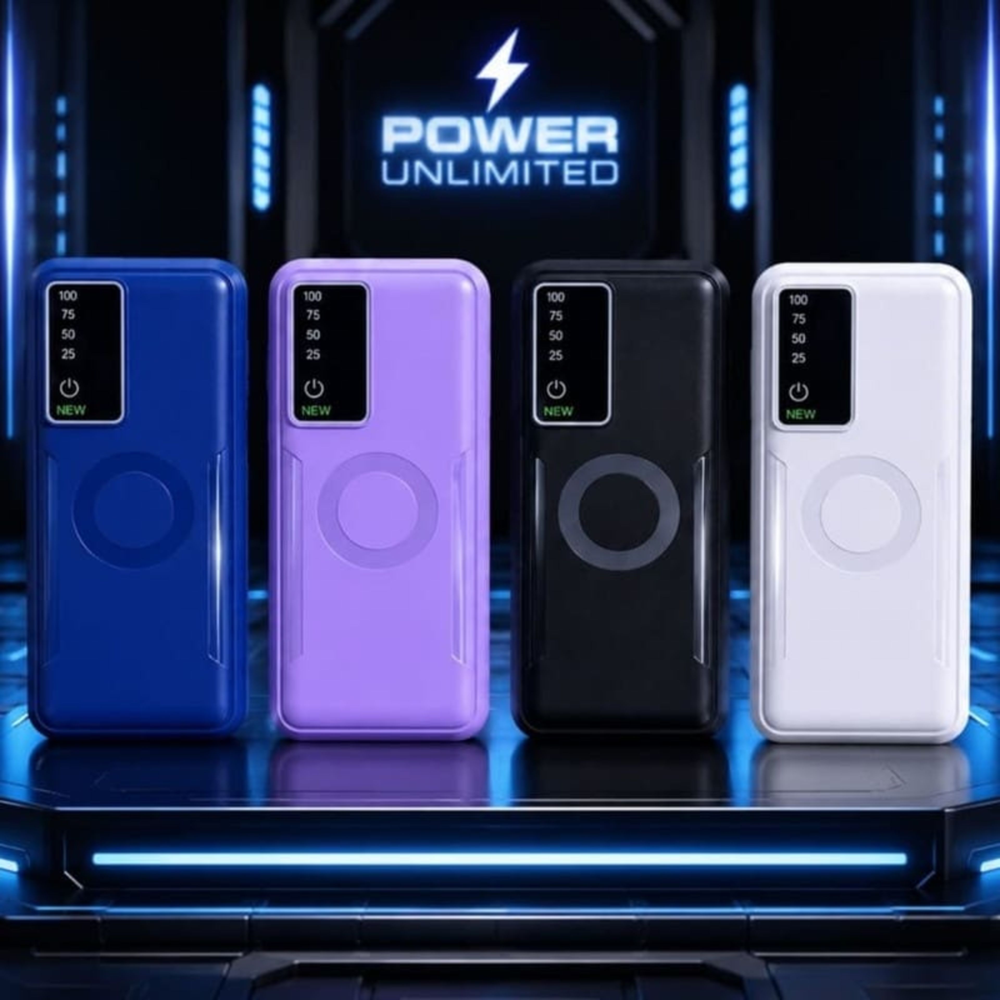 Power Bank 20000mAh Fast Charging LED Display Portable | ShwapnoMart