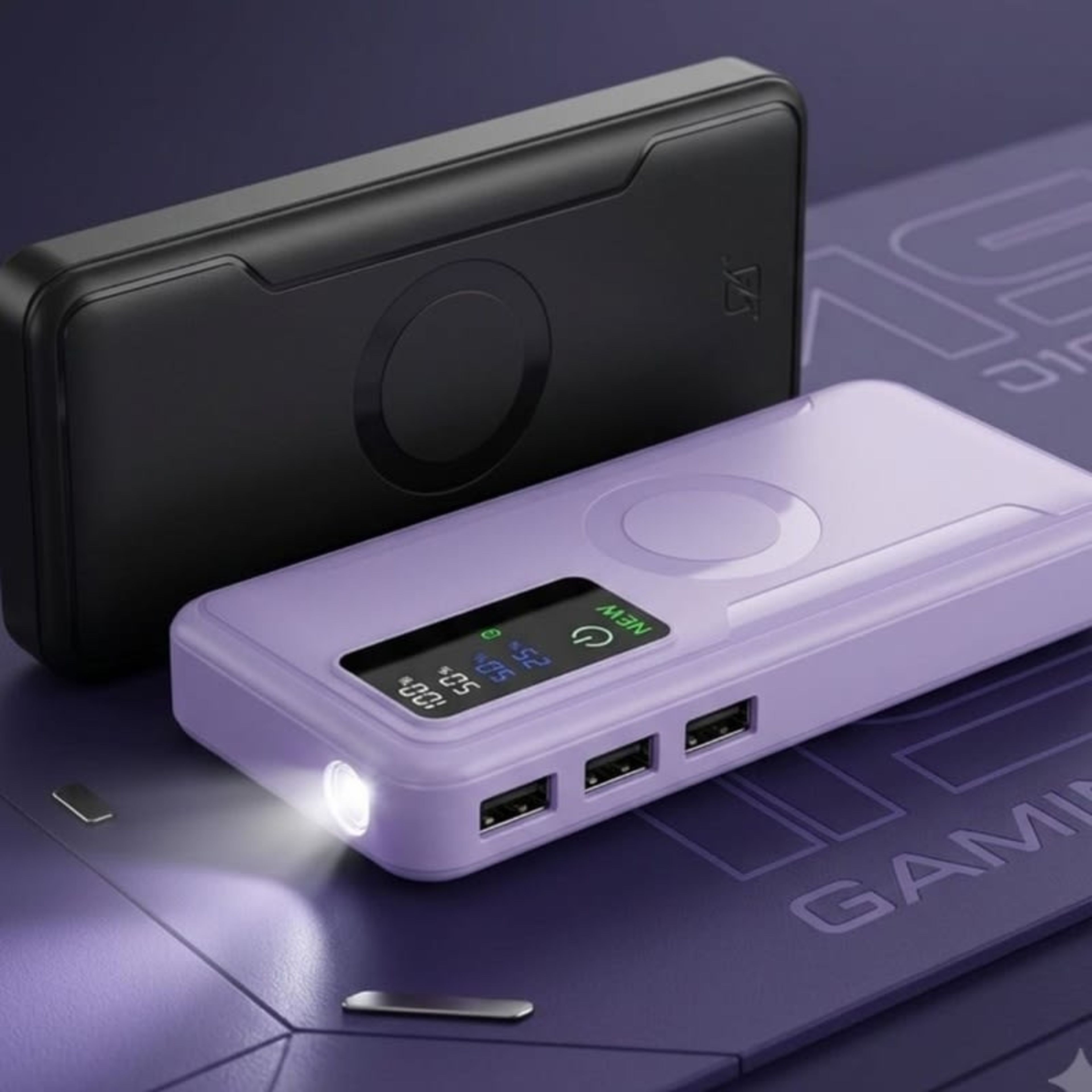 Power Bank 20000mAh Fast Charging LED Display Portable | ShwapnoMart - Image 3