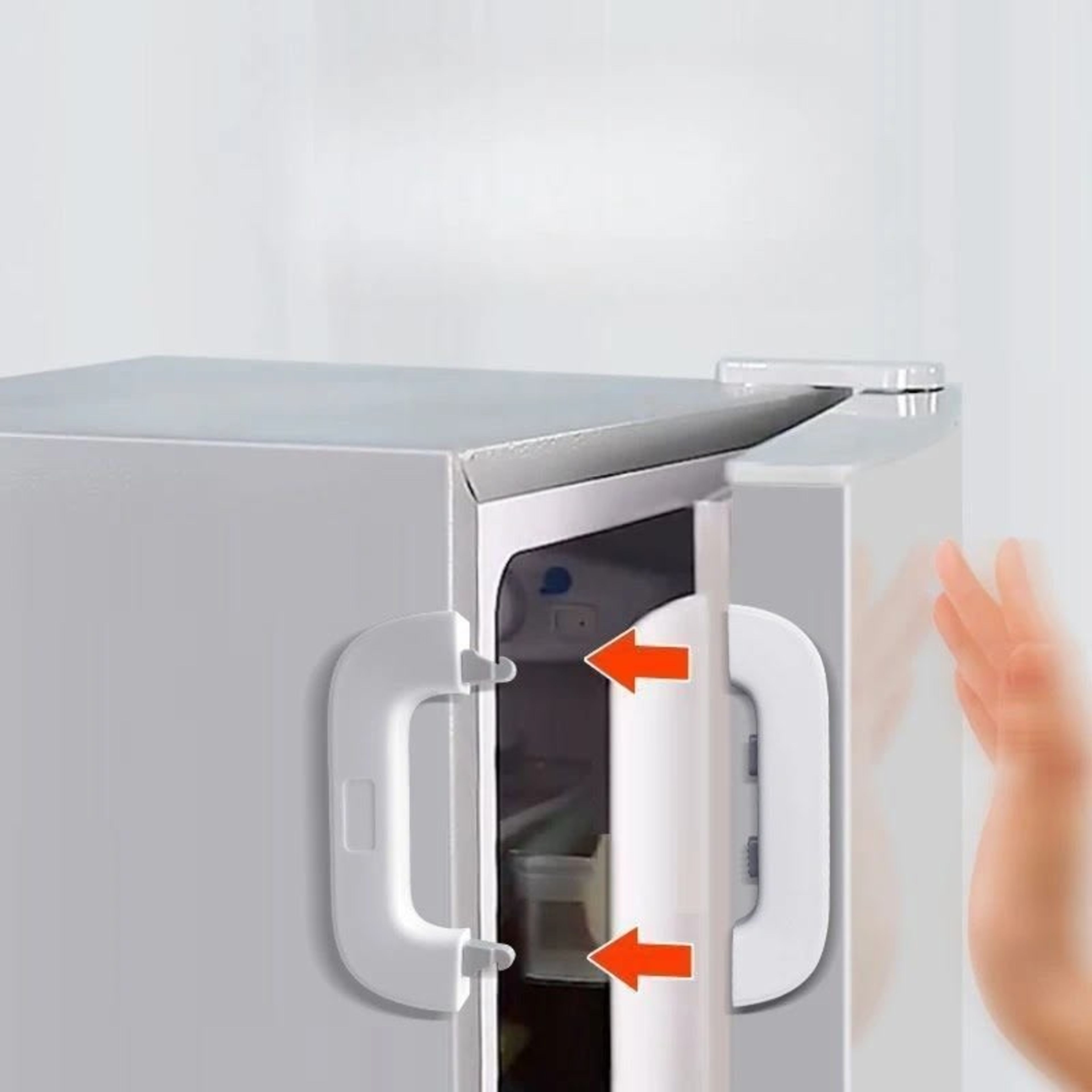 Refrigerator Safety Lock for Kids 2PCS Child Proof Door Lock | ShwapnoMart