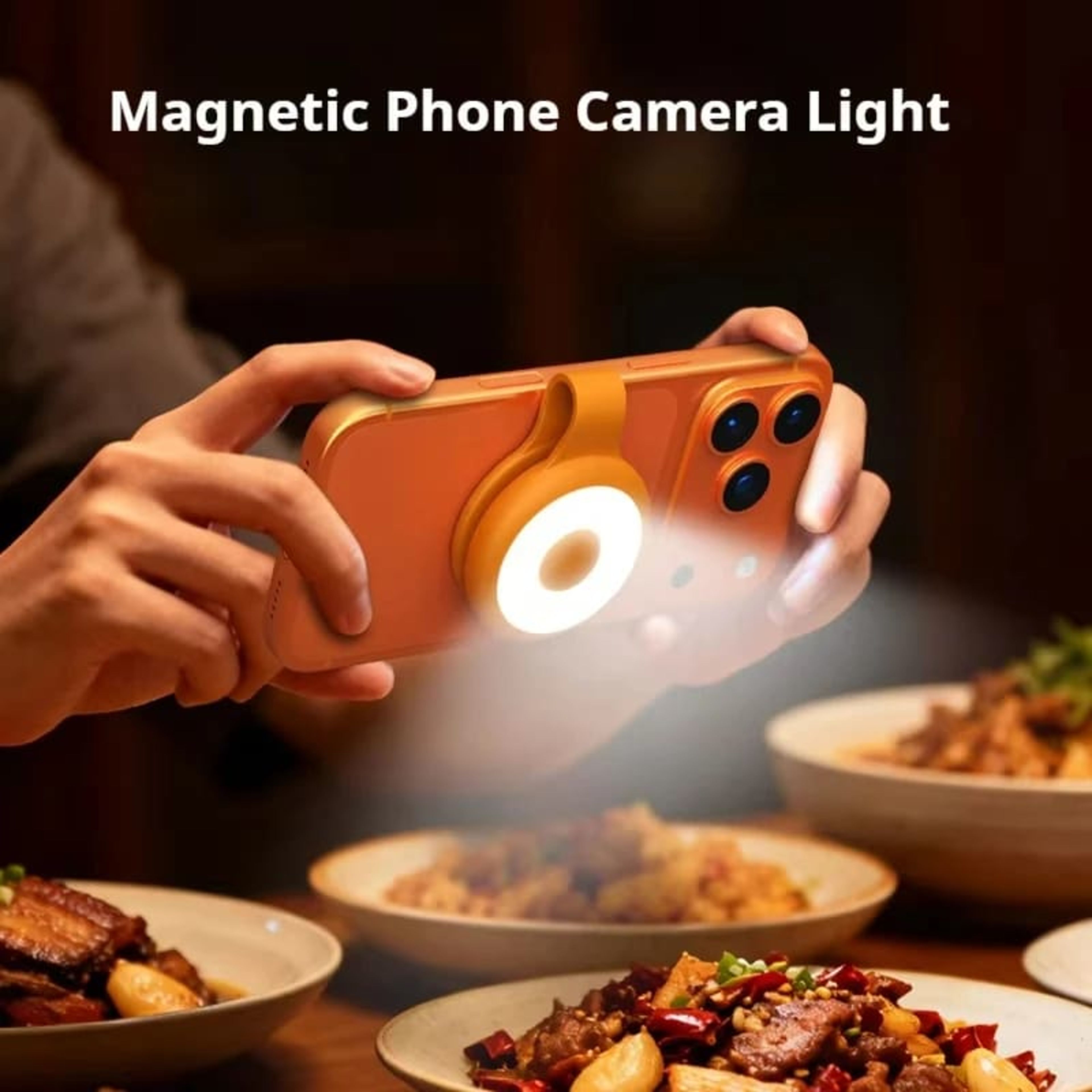Magnetic Selfie Ring Light Portable Mini Fill Light for Smartphone | shwapnomart - Image 2