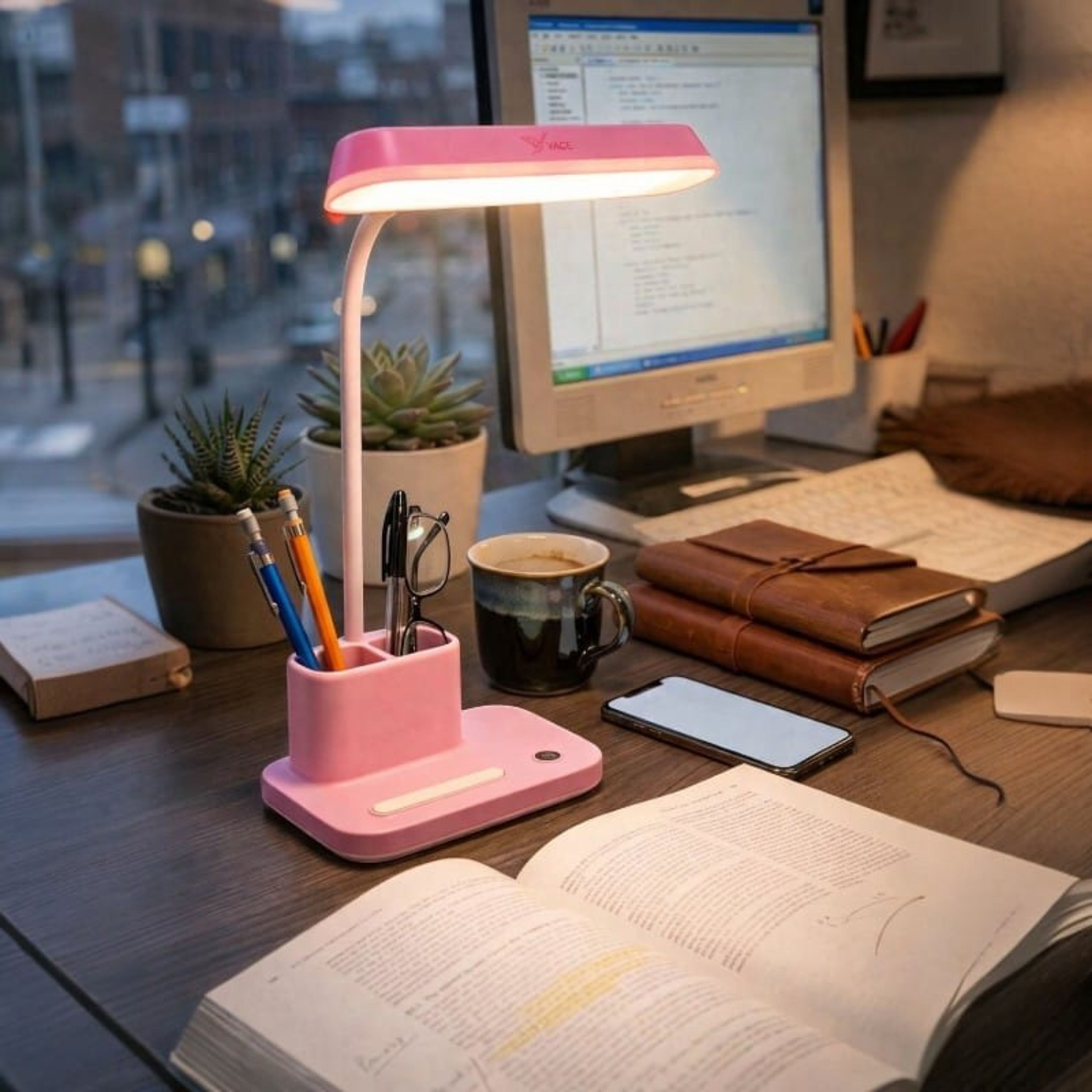 LED Touch Dimming Reading Lamp YG-T031C | shwapnomart - Image 3
