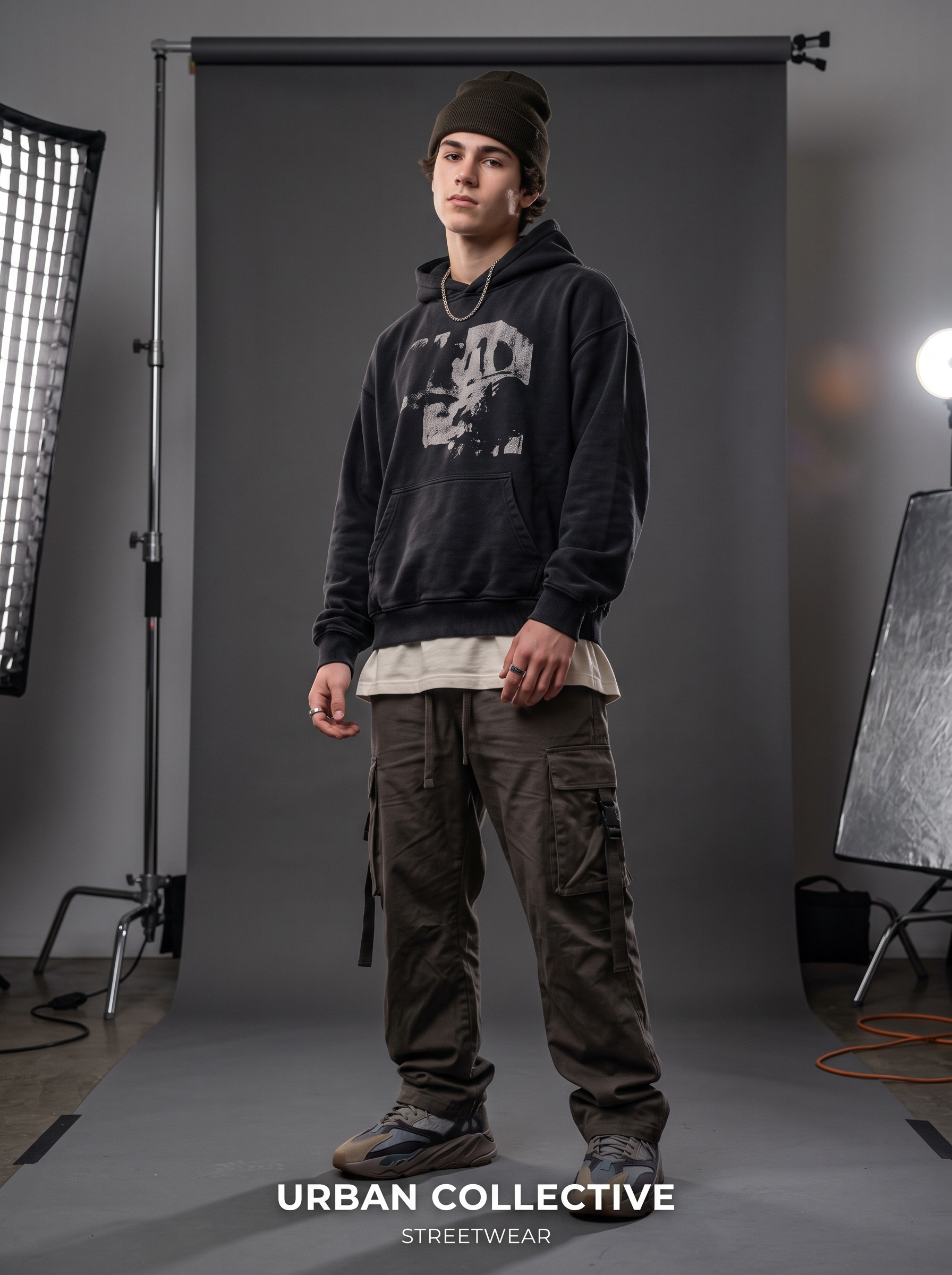Men's layered jacket look