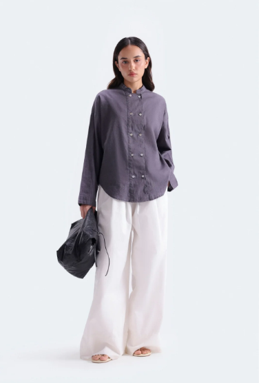 DOUBLE BUTTON UP SHIRT