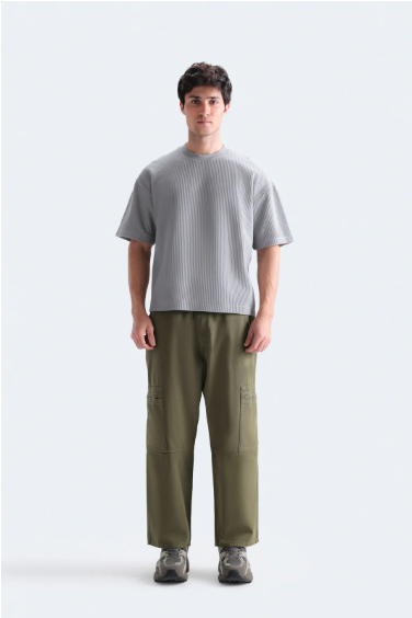RIBBED T-SHIRT