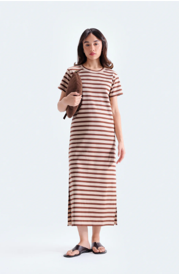 STRIPPED DRESS