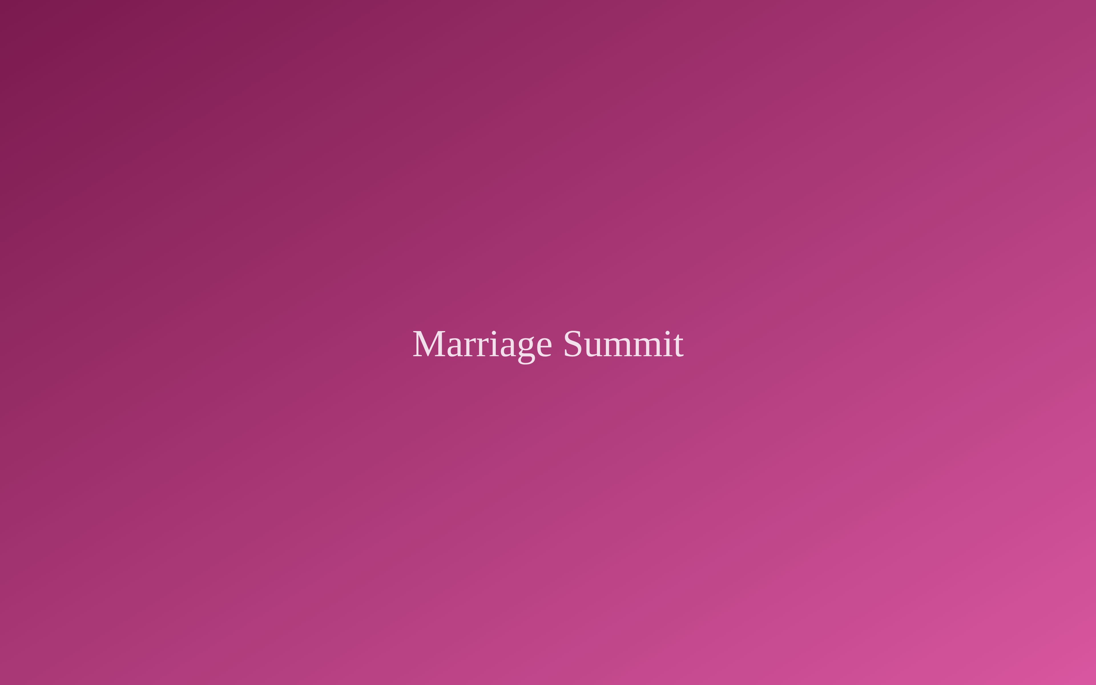 Covenant Marriage Summit