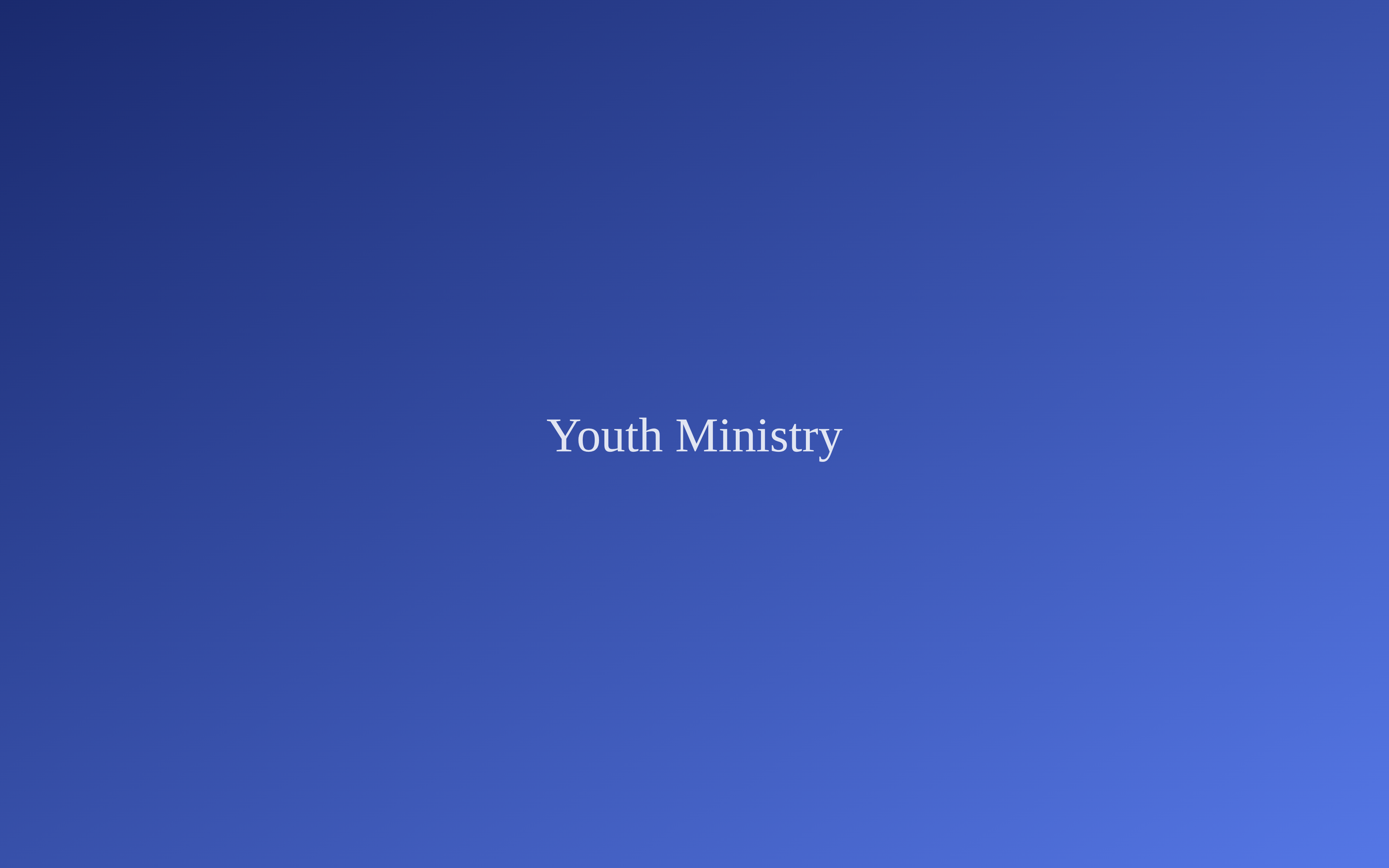 Youth Ministry