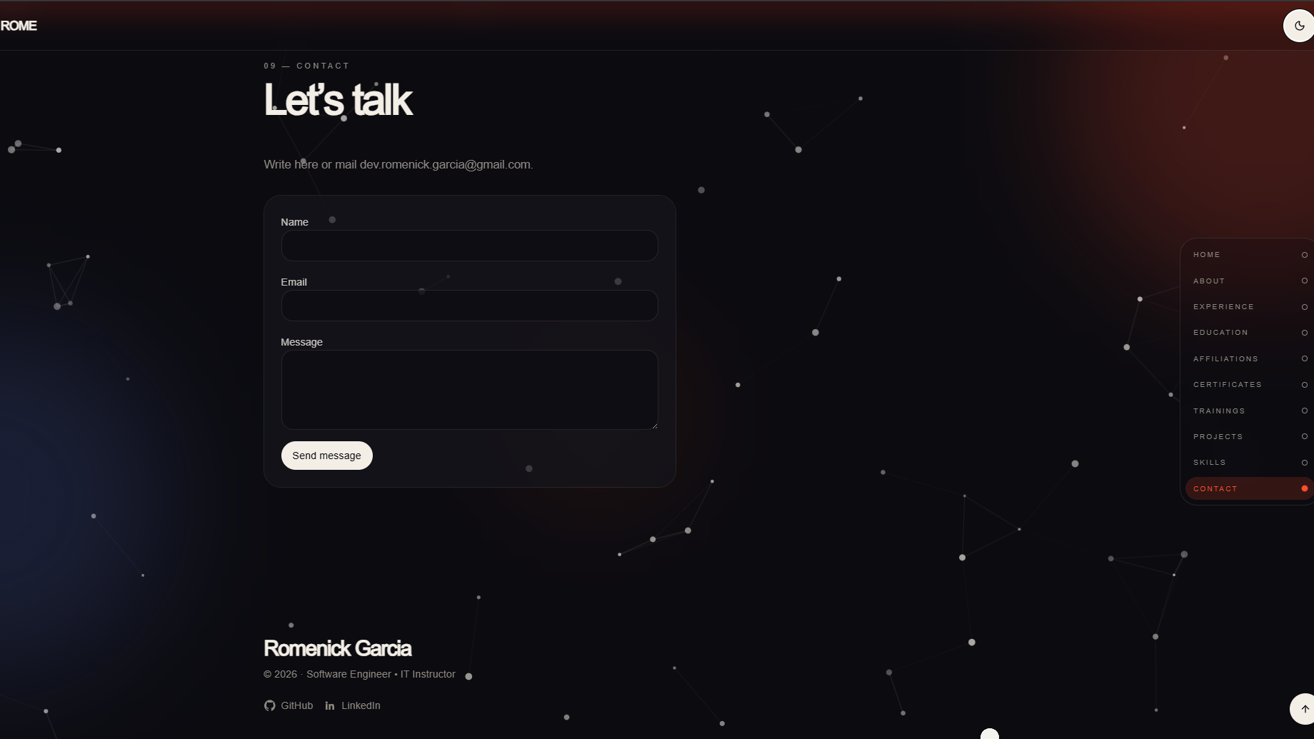 DYNAMIC DEVELOPER PORTFOLIO screenshot 2