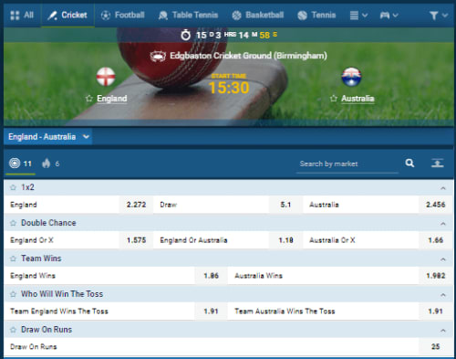 The Ashes Betting Tips, Odds