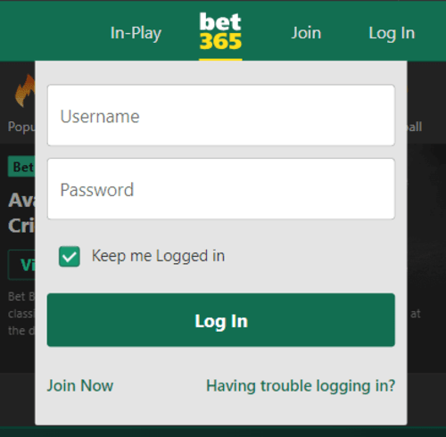 Bet365 Login