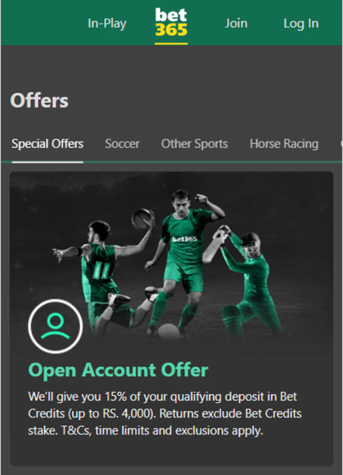 Bet365 Sports Bonus