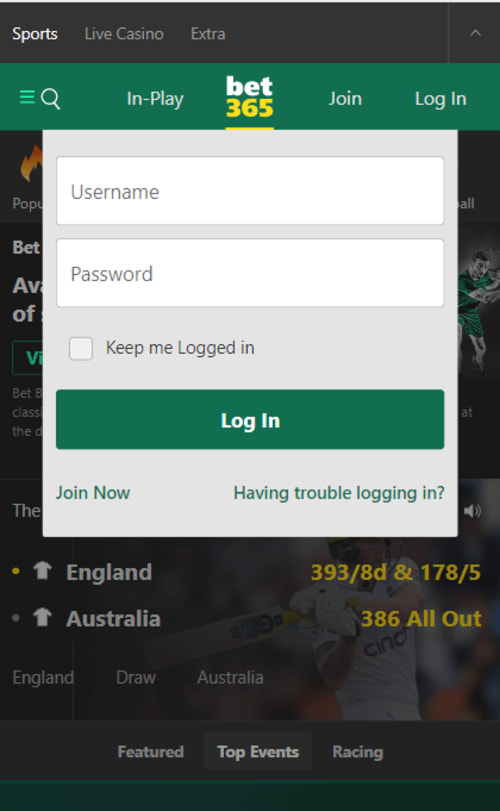 bet365 on line