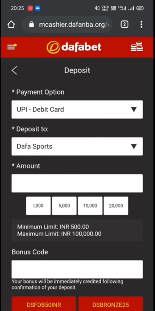 Dafabet App Guide India