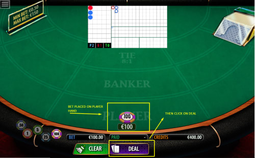 Baccarat Gameplay