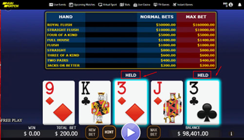 Video Poker - Play the Best Video Poker Games - 9/6