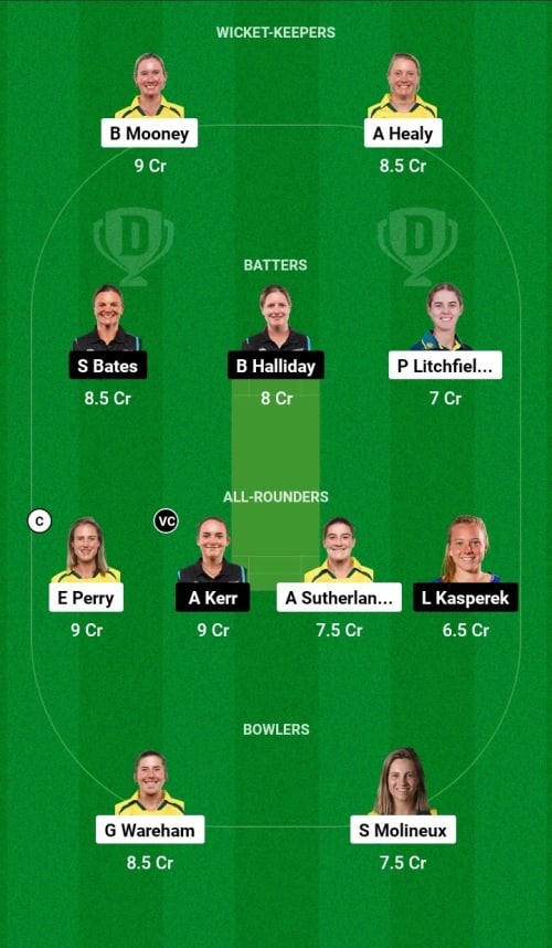 AUSW vs NZW Dream11 Prediction - OCB Team Prediction