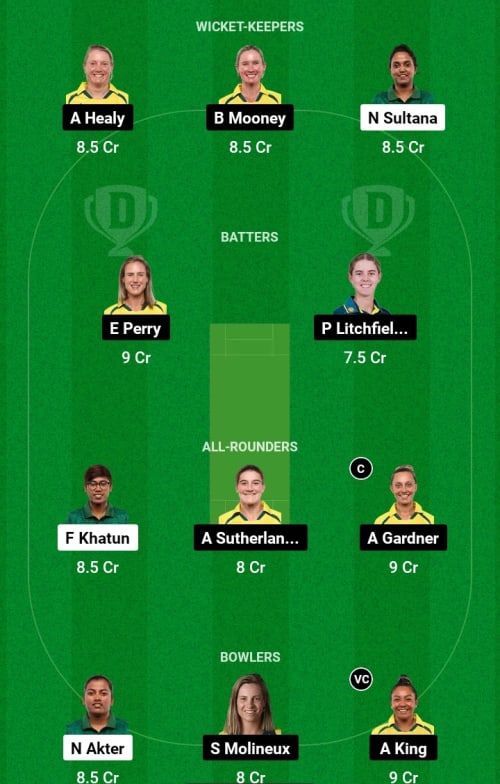 BANW vs AUSW Dream11 Prediction - OCB Team Prediction