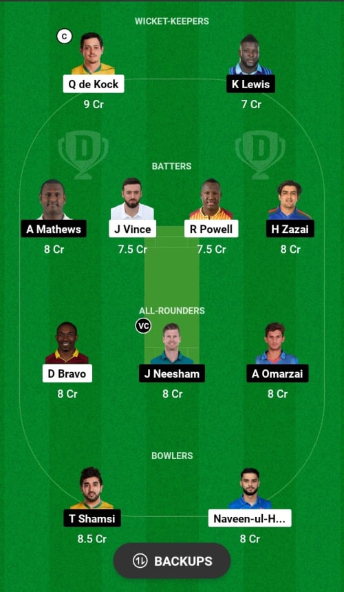 DB vs NRW Dream11 Prediction - OCB Team Prediction