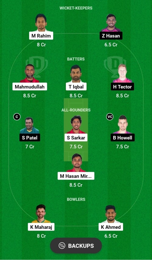 FBA vs SSR Dream11 Prediction - OCB Team Prediction