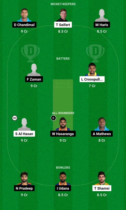 GGD vs KDW Dream11 Prediction - OCB Team Prediction