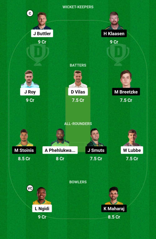 PR vs DSG Dream11 Prediction - OCB Team Prediction