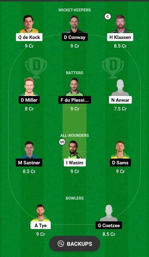 SOR vs TSKS Dream11 Prediction - OCB Team Prediction