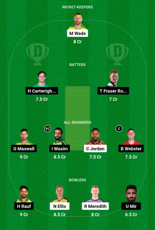 HBH vs MLS Dream11 Prediction - OCB Team Prediction