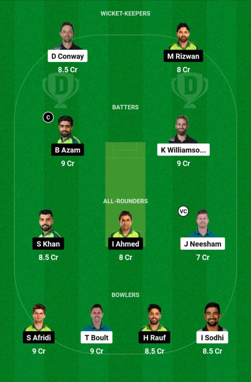 NZ vs PAK Dream11 Prediction - OCB Team Prediction