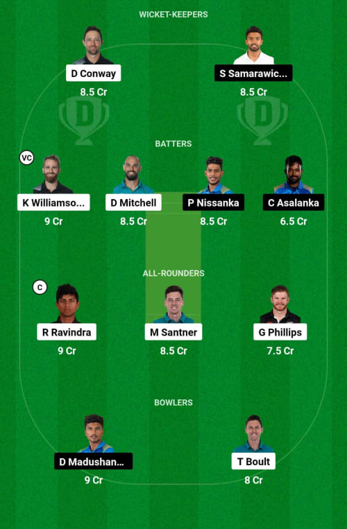 NZ vs SL Dream11 Prediction - OCB Team Prediction