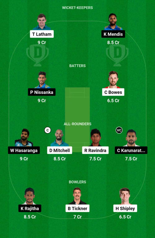 NZ vs SL Dream11 Prediction - OCB Team Prediction