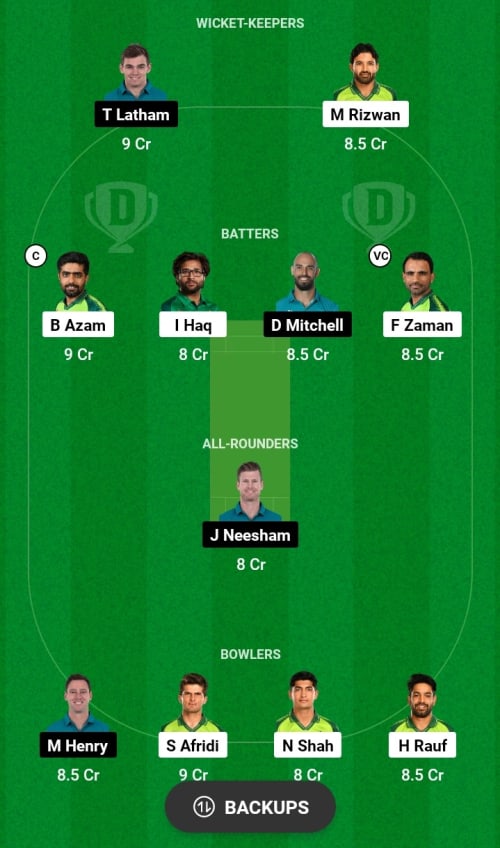 PAK vs NZ Dream11 Prediction - OCB Team Prediction