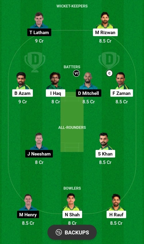 PAK vs NZ Dream11 Prediction - OCB Team Prediction