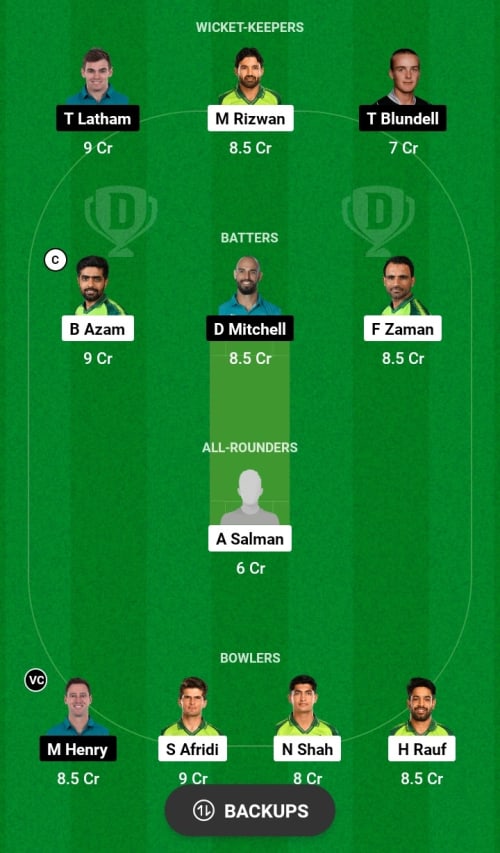 PAK vs NZ Dream11 Prediction - OCB Team Prediction