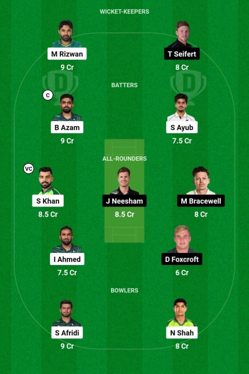 PAK vs NZ Dream11 Prediction - OCB Team Prediction