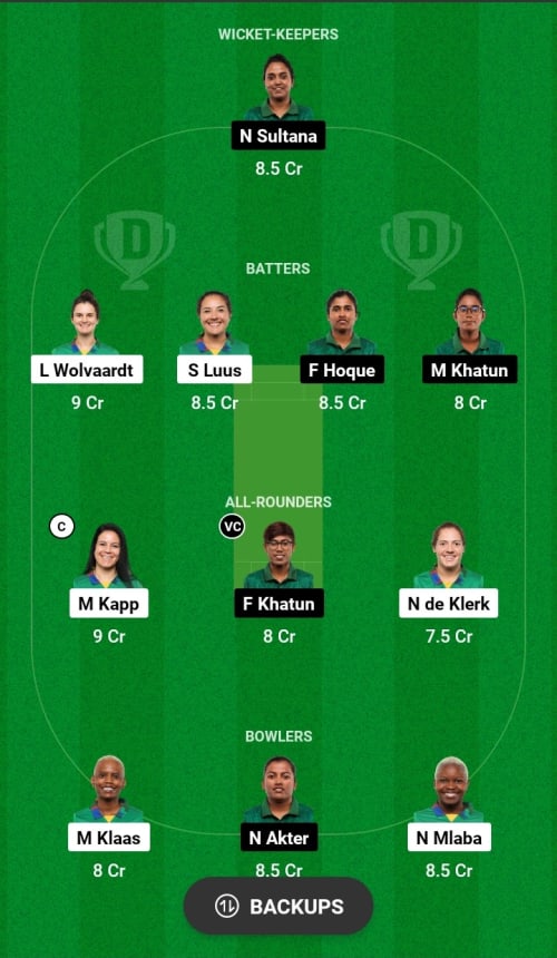 RSAW vs BANW Dream11 Prediction - OCB Team Prediction