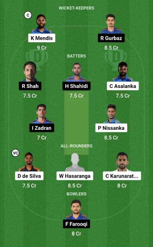 SL vs AFG Dream11 Prediction - OCB Team Prediction