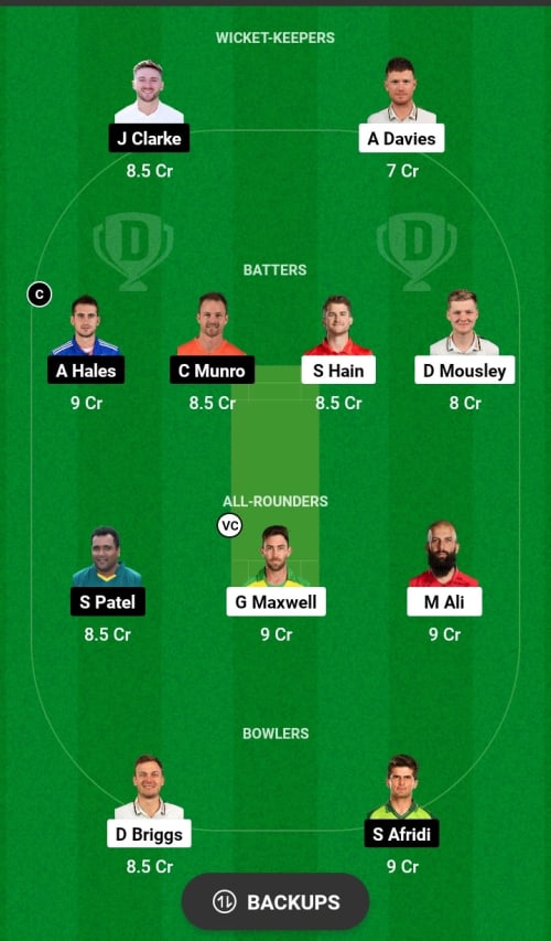 WRW vs NOT Dream11 Prediction - OCB Team Prediction