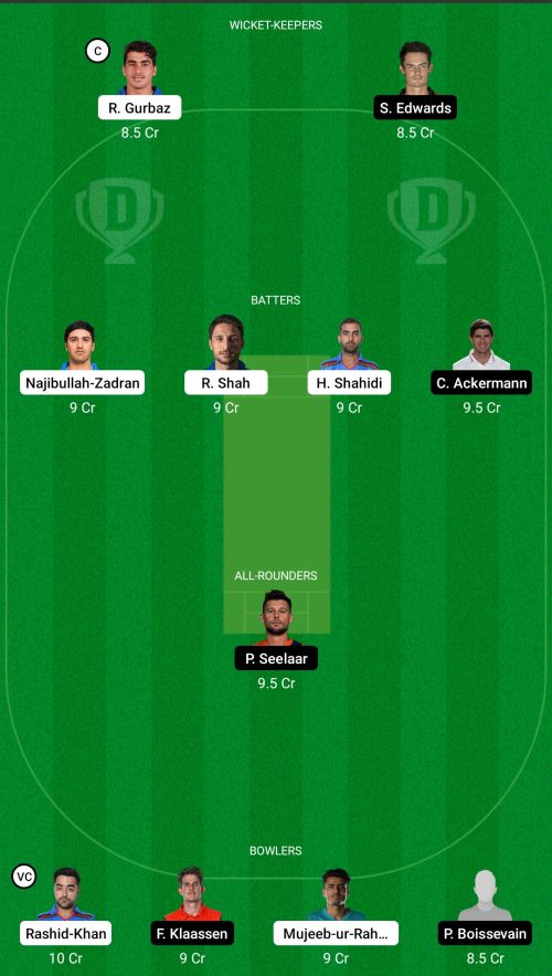 AFG vs NL Dream11 Prediction - OCB Team Prediction