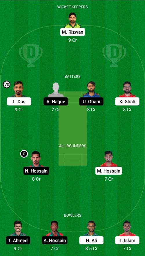 CMV vs DDS Dream11 Prediction - OCB Team Prediction