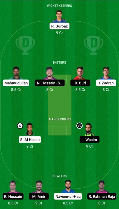 FBA vs SSR Dream11 Prediction - OCB Team Prediction