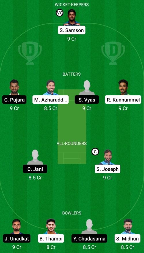 KEL vs SRT Dream11 Prediction - OCB Team Prediction