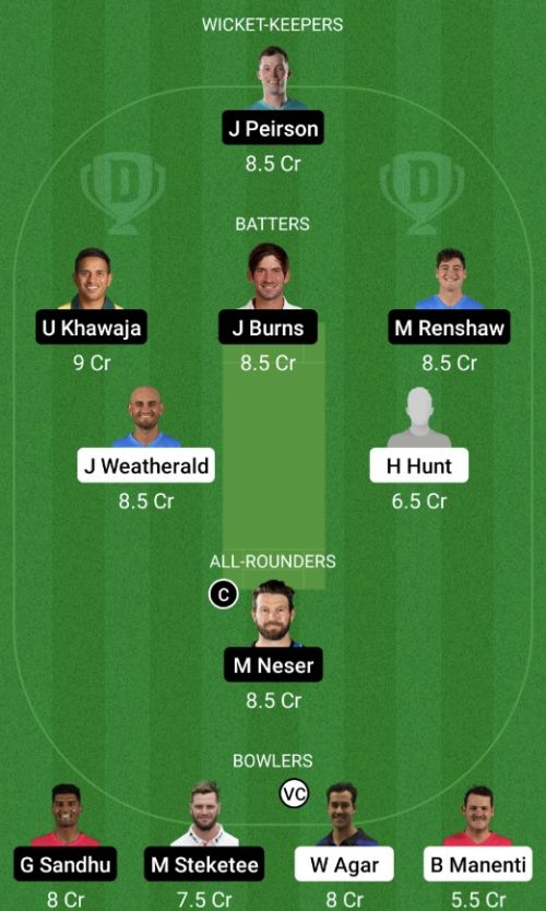 SAC vs QSL Dream11 Prediction - OCB Team Prediction