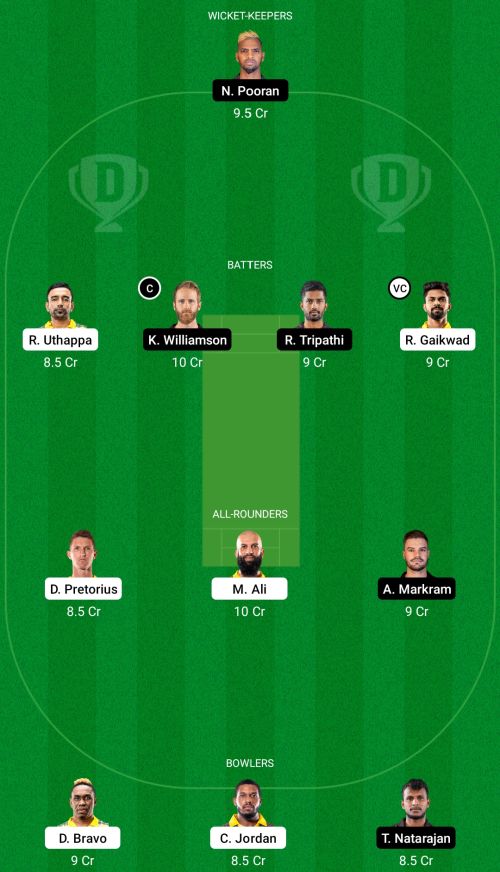 CSK vs SRH Dream11 Prediction - OCB Team Prediction